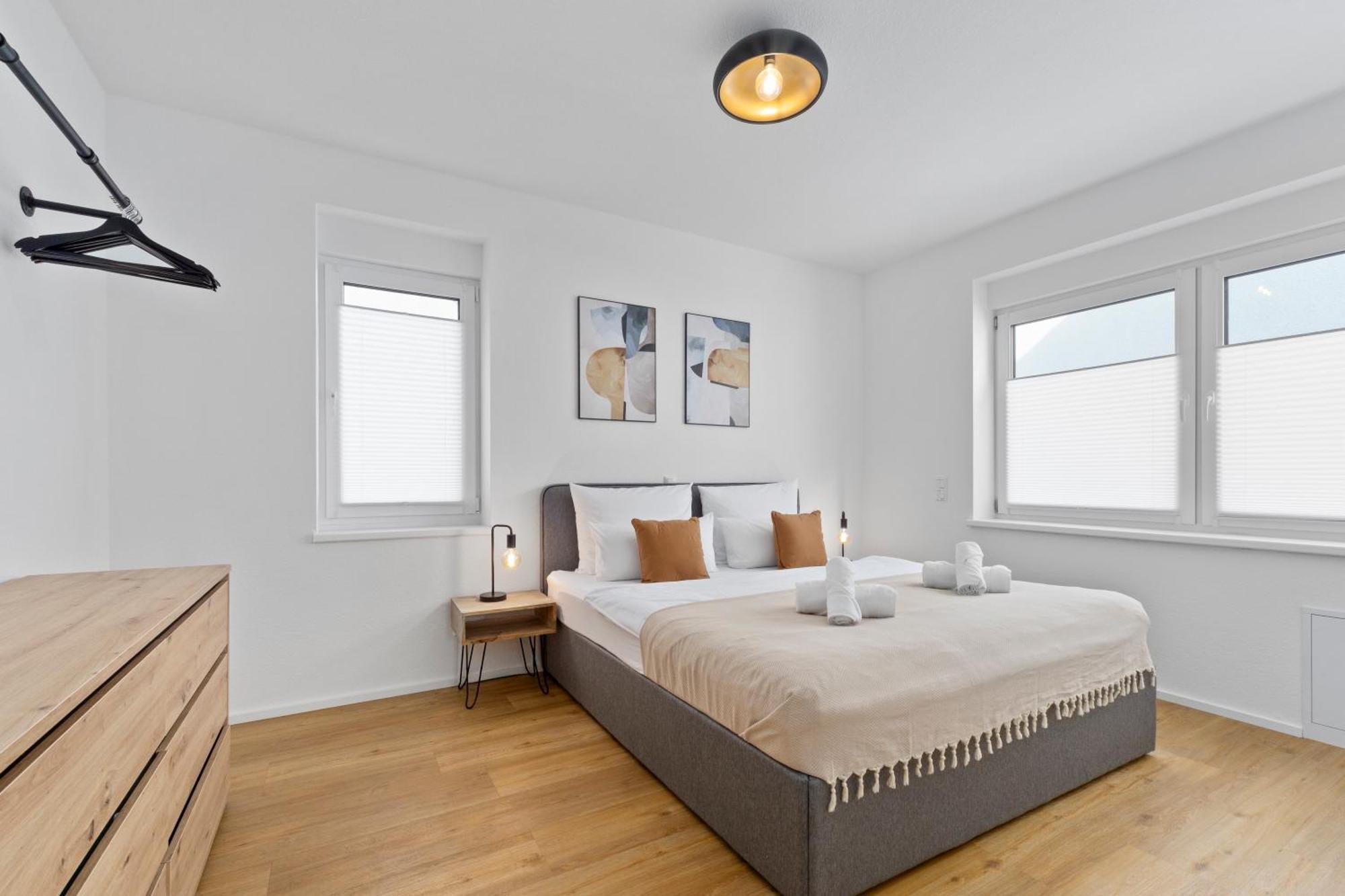 Charmante Design-Apartments In Top Lage - Naehe Altstadt - Parkplaetze - Netflix 巴特克罗伊茨纳赫 外观 照片