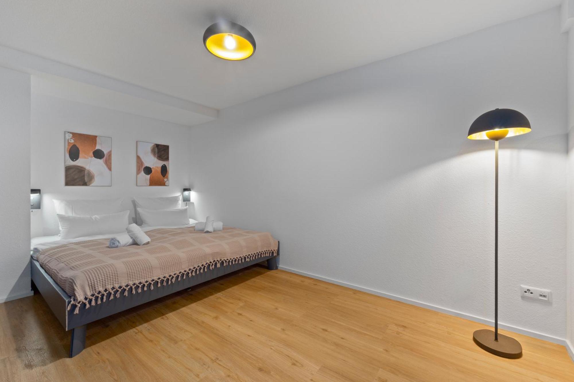 Charmante Design-Apartments In Top Lage - Naehe Altstadt - Parkplaetze - Netflix 巴特克罗伊茨纳赫 客房 照片