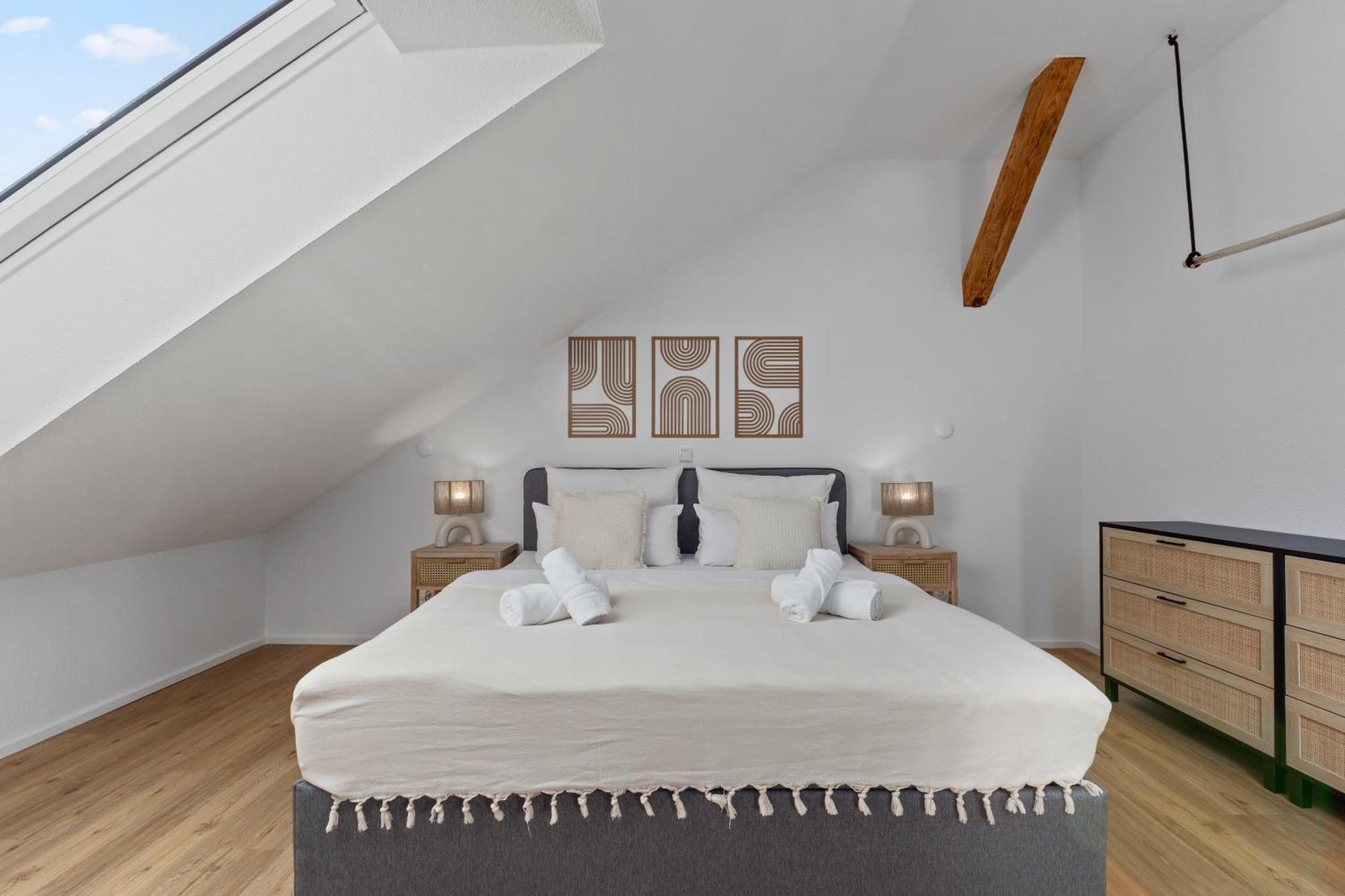 Charmante Design-Apartments In Top Lage - Naehe Altstadt - Parkplaetze - Netflix 巴特克罗伊茨纳赫 外观 照片