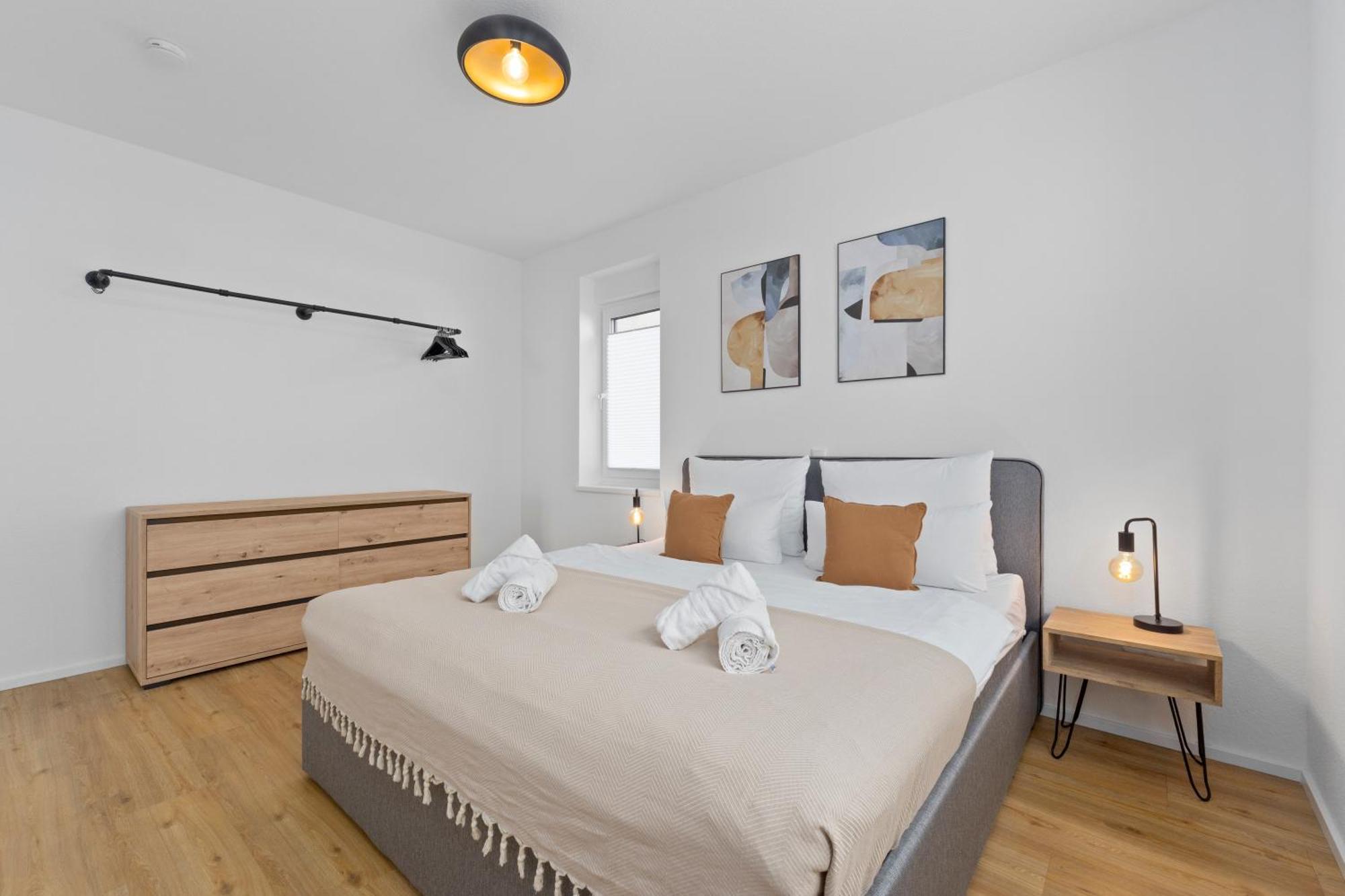 Charmante Design-Apartments In Top Lage - Naehe Altstadt - Parkplaetze - Netflix 巴特克罗伊茨纳赫 外观 照片