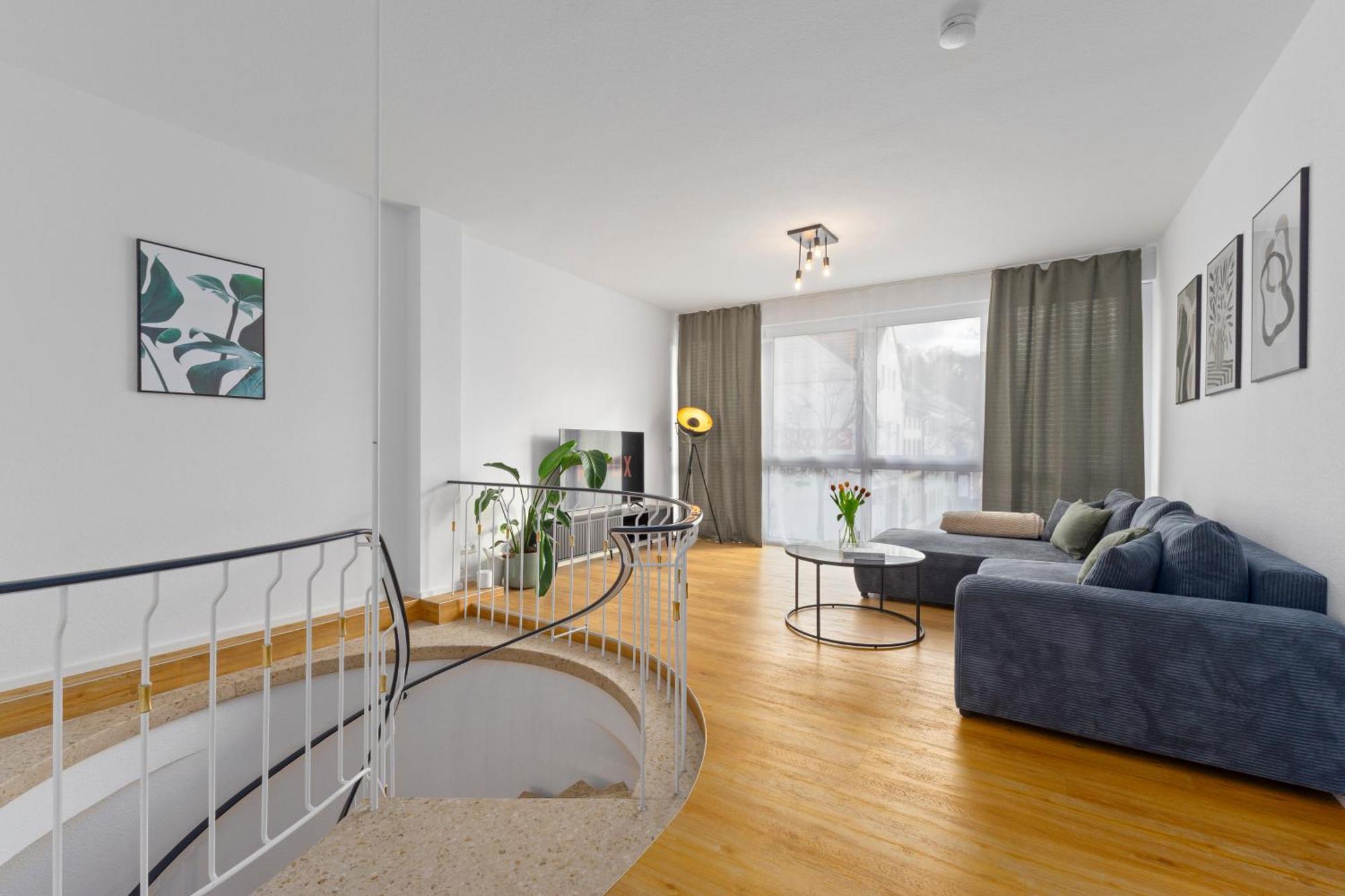Charmante Design-Apartments In Top Lage - Naehe Altstadt - Parkplaetze - Netflix 巴特克罗伊茨纳赫 外观 照片