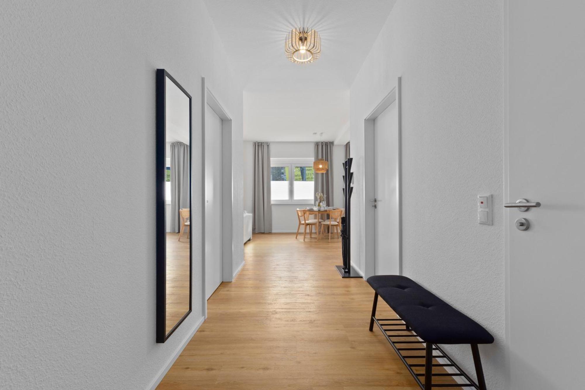 Charmante Design-Apartments In Top Lage - Naehe Altstadt - Parkplaetze - Netflix 巴特克罗伊茨纳赫 外观 照片